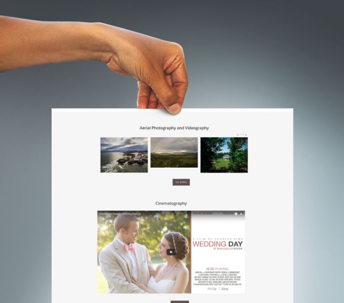 CKing Photography portfolio website